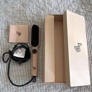 L’ange HT018S Hair Straightening Brush Digital Display Adjustable Heat